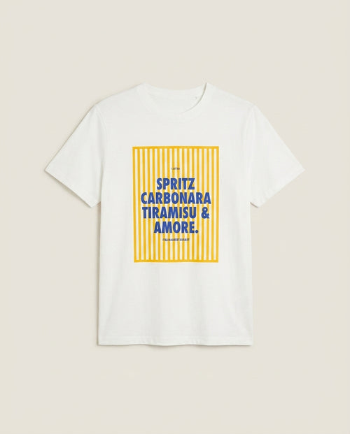 Cantina Graphic Tee in white